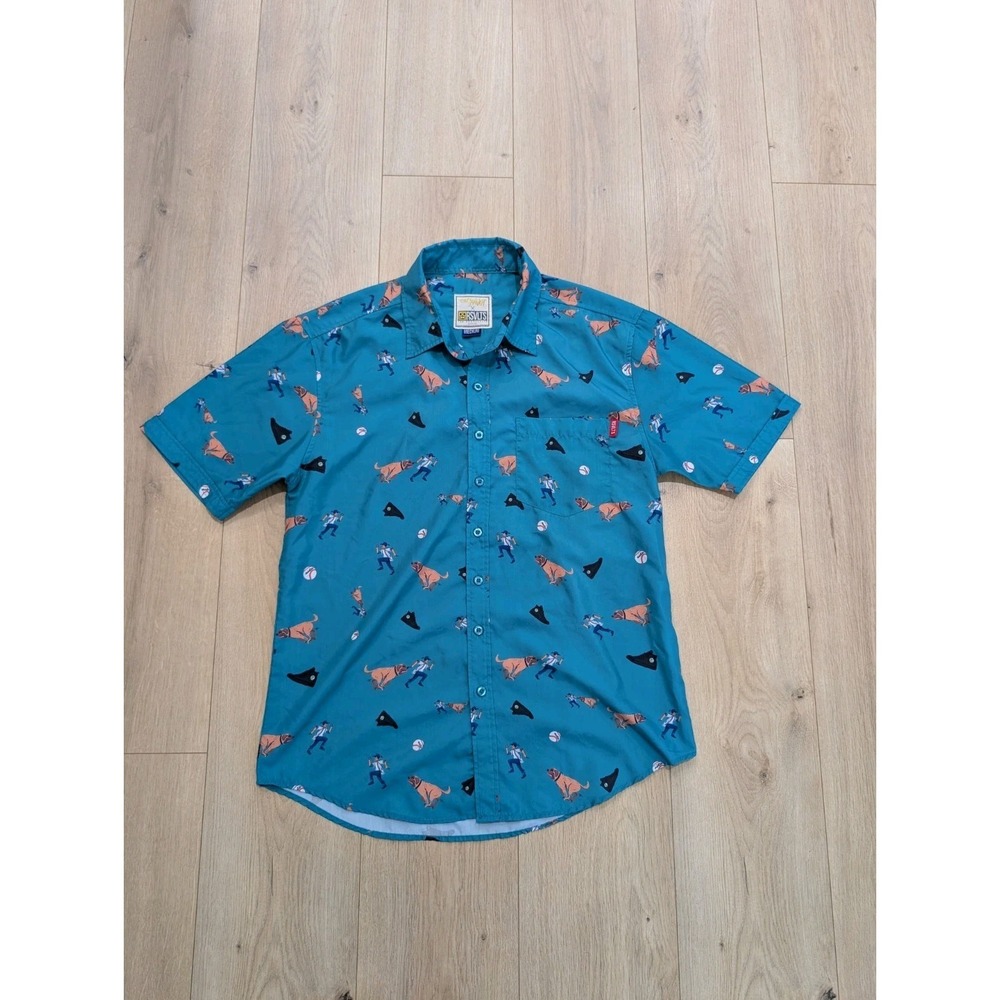The Roosevelts RSVLTS The Sandlot Benny The Jet Button Up Men's Sz Medium